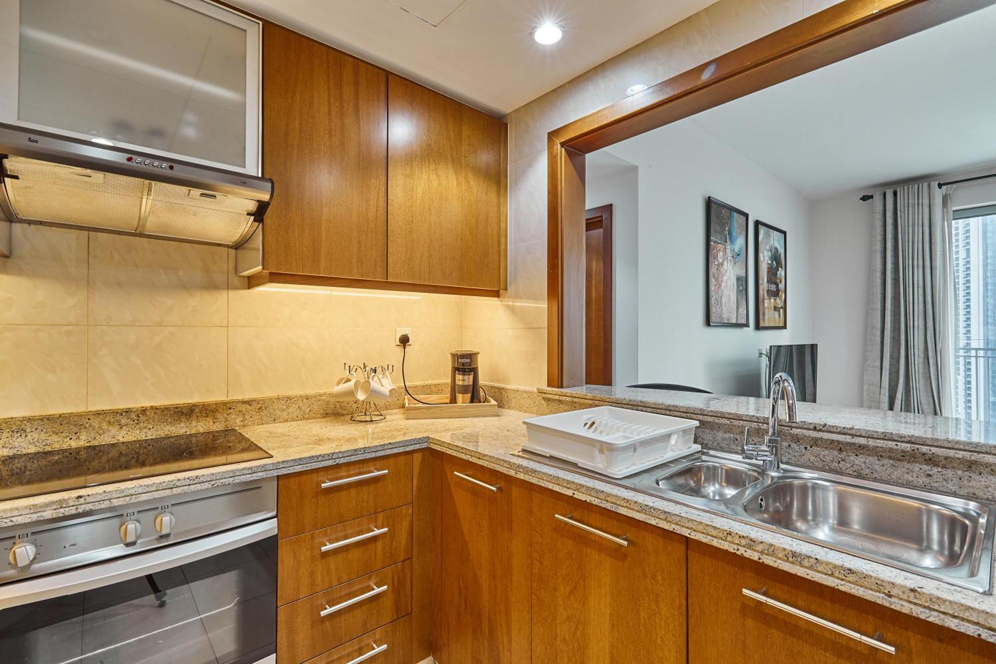 Shukran Homes Lux 1Br With Fountains View دبي المظهر الخارجي الصورة