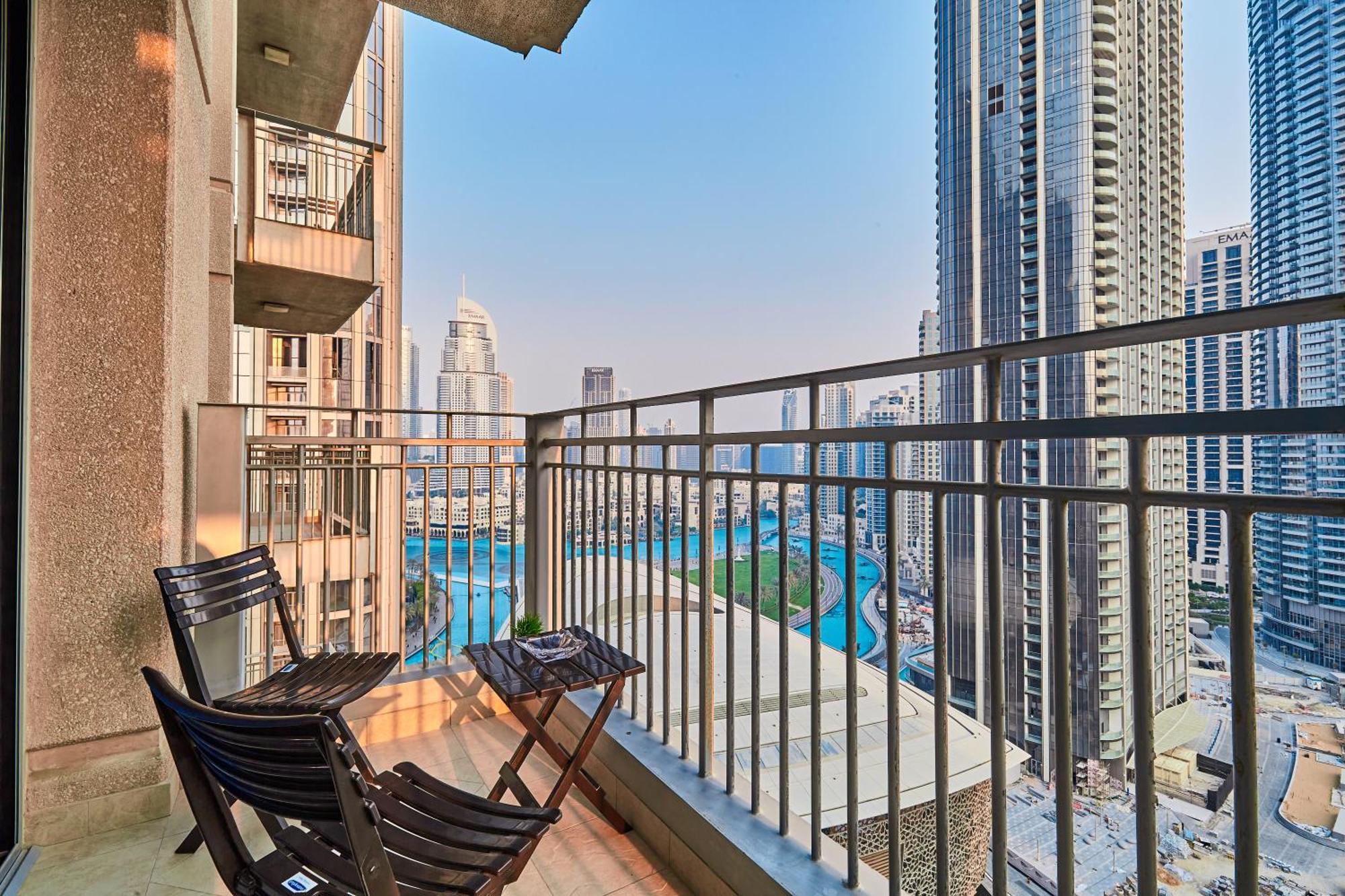 Shukran Homes Lux 1Br With Fountains View دبي المظهر الخارجي الصورة